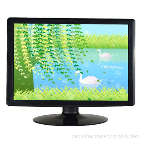 LED PC Monitor 1366*768 resolution with VGA/DVI, 12 volt DC input Widescreen Monitor